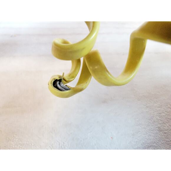 Vintage AT&T Touch Tone Traditional 100 Yellow Telephone Wall Phone - Picture 16 of 16